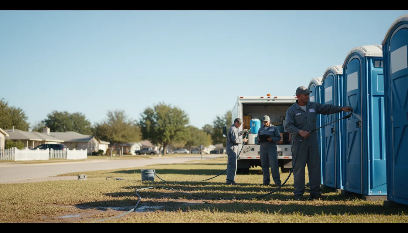 Long-Term Portable Toilet Rental in Pinon Hills, CA near me